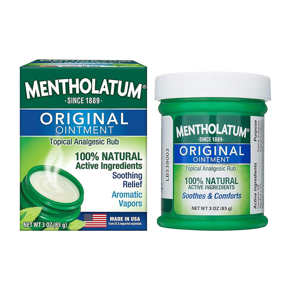 Mentholatum Ointment, Topical Analgesic Rub, 3 Oz
